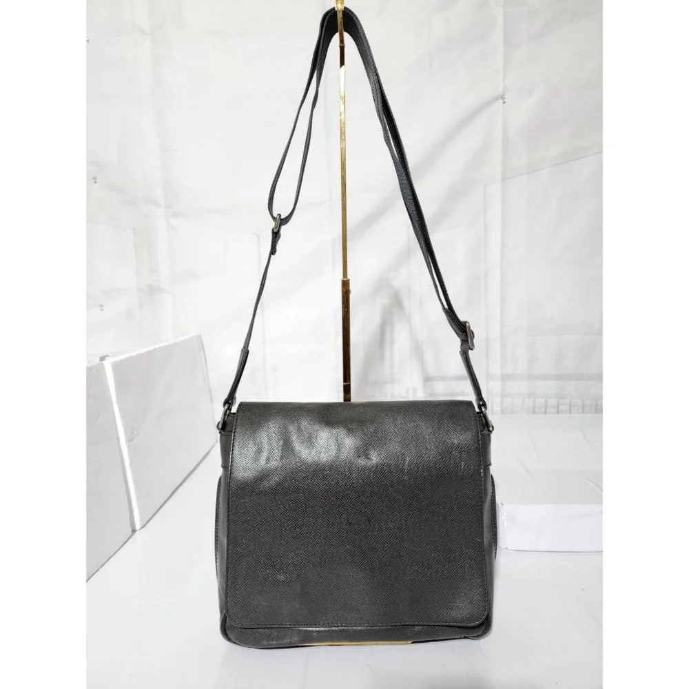 Louis Vuitton Taiga Andrei Crossbody Bag Grey